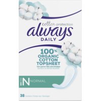 Een afbeelding van Always Daily cotton normal inlegkruisjes