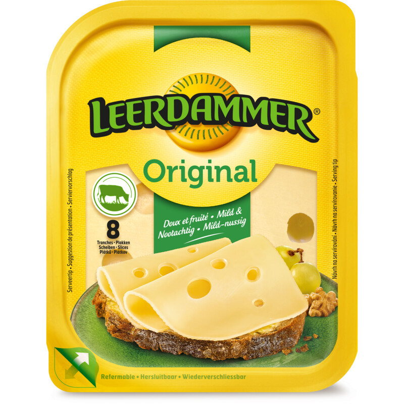 Een afbeelding van Leerdammer Original jong 45+ plakken