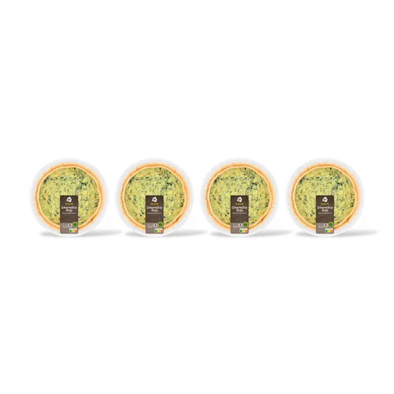 Quiche kip pesto spinazie 4-pack