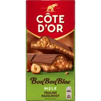 Côte d'Or BonBonBloc chocoladereep hazelnoot