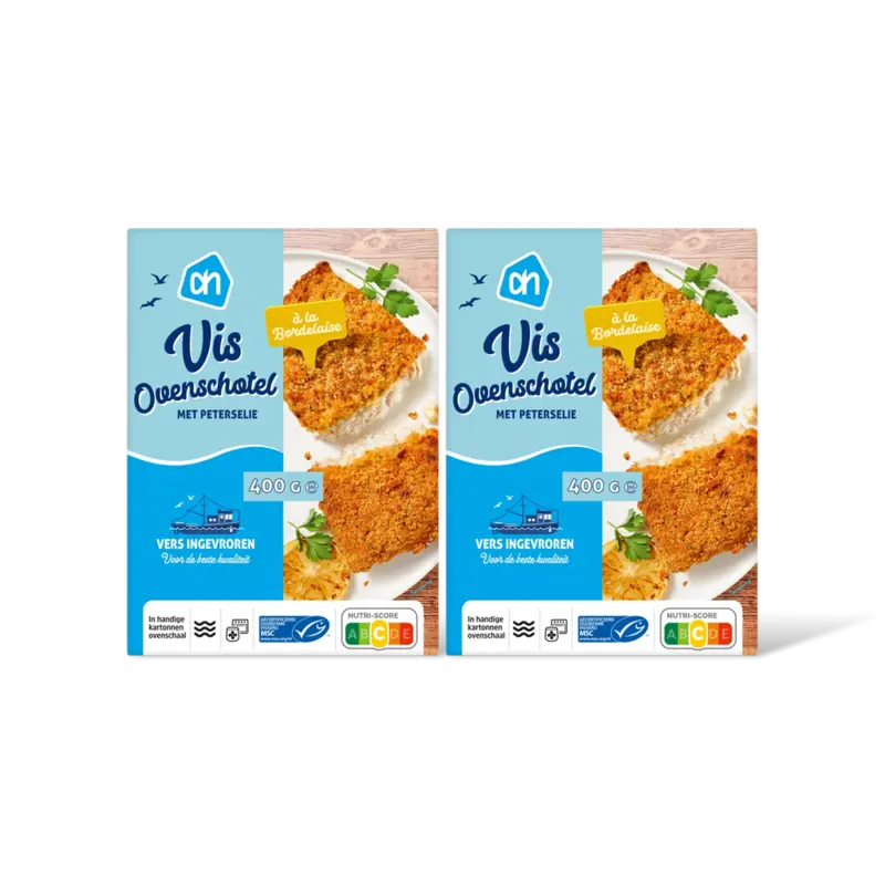 Vis ovenschotel met peterselie 2-pack
