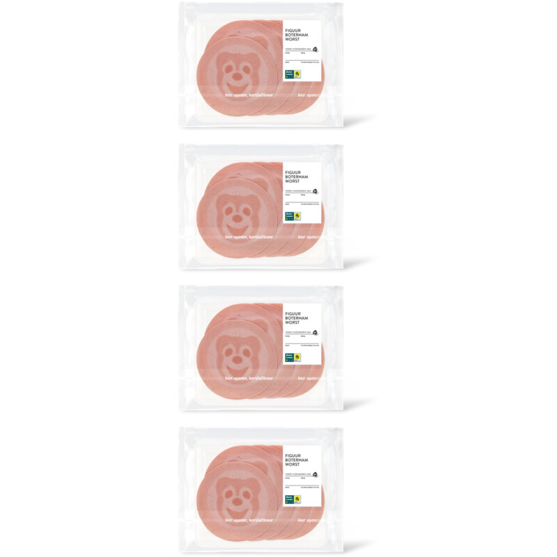 AH Figuur boterhamworst 4-pack