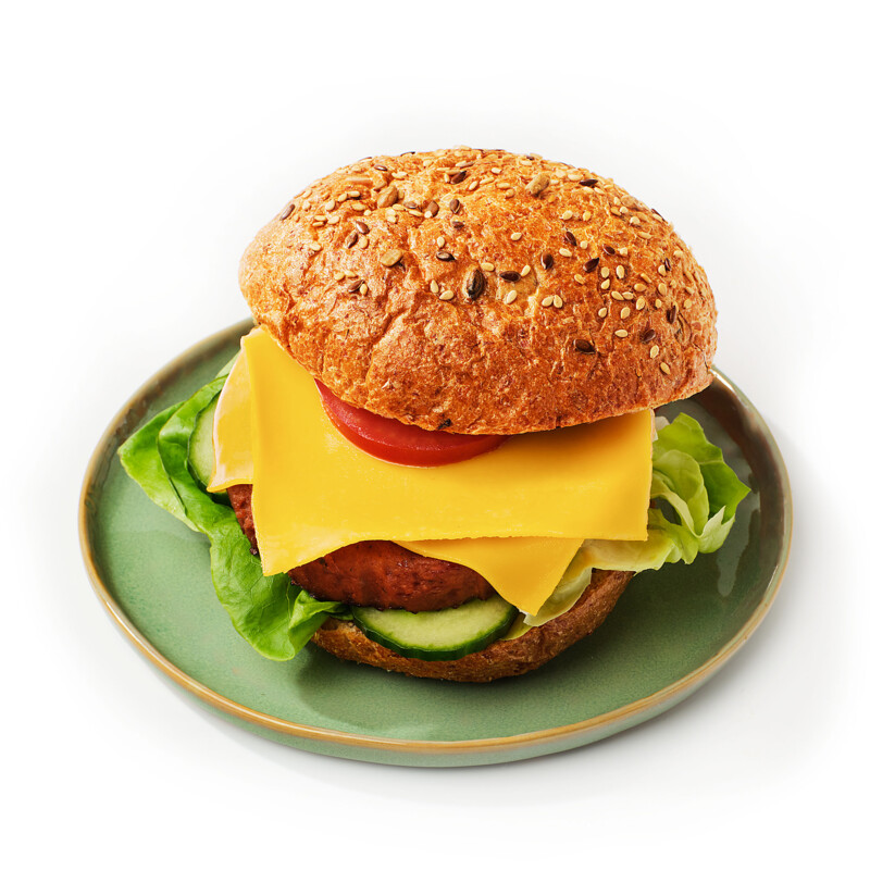 Een afbeelding van AH Terra Plantaardige plakken voor op de burger