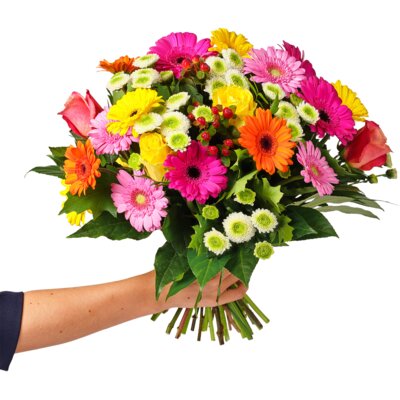 pdp-image-Boeket gezellige gerbera's
