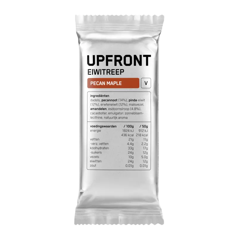 Upfront Eiwitreep pecan maple