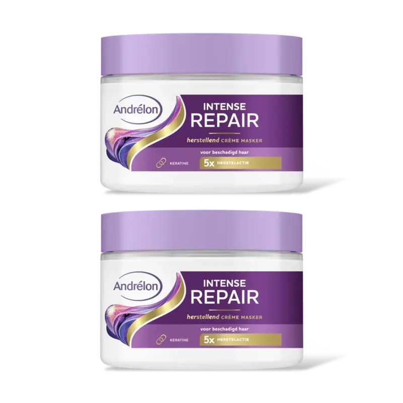 Andrélon Intense repair crème masker 2-pack