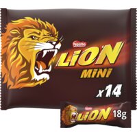 Een afbeelding van Lion Mini melkchocolade uitdeelzak