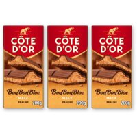 Côte d'Or BonBonBloc praliné melk 3-pack