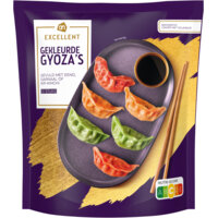 Een afbeelding van AH Excellent Gekleurde gyoza's