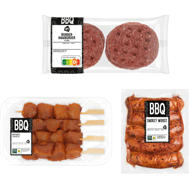 Een afbeelding van AH BBQ Burger Pakket