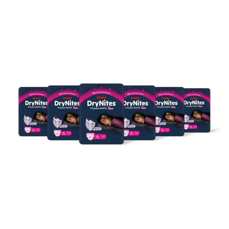 DryNites luierbroekjes meisje 13+ jr 6pk