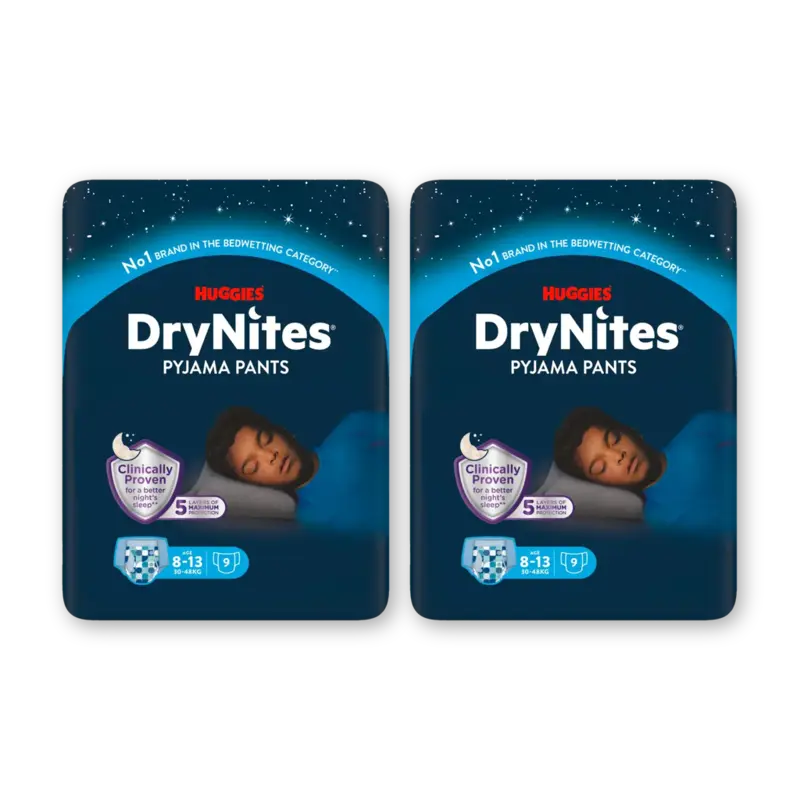 DryNites luierbroek jongen 8-13 jr 2pck
