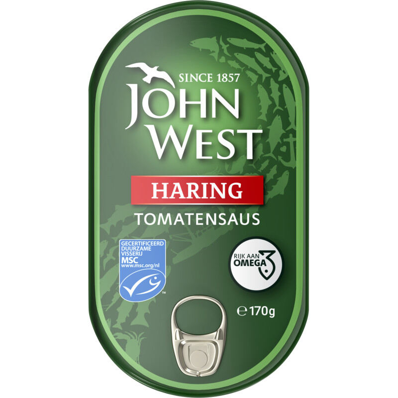 Een afbeelding van John West Makreel tomaat