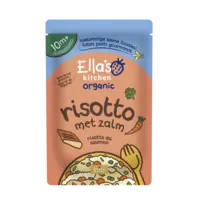 Ella's kitchen Risotto met zalm 10m+