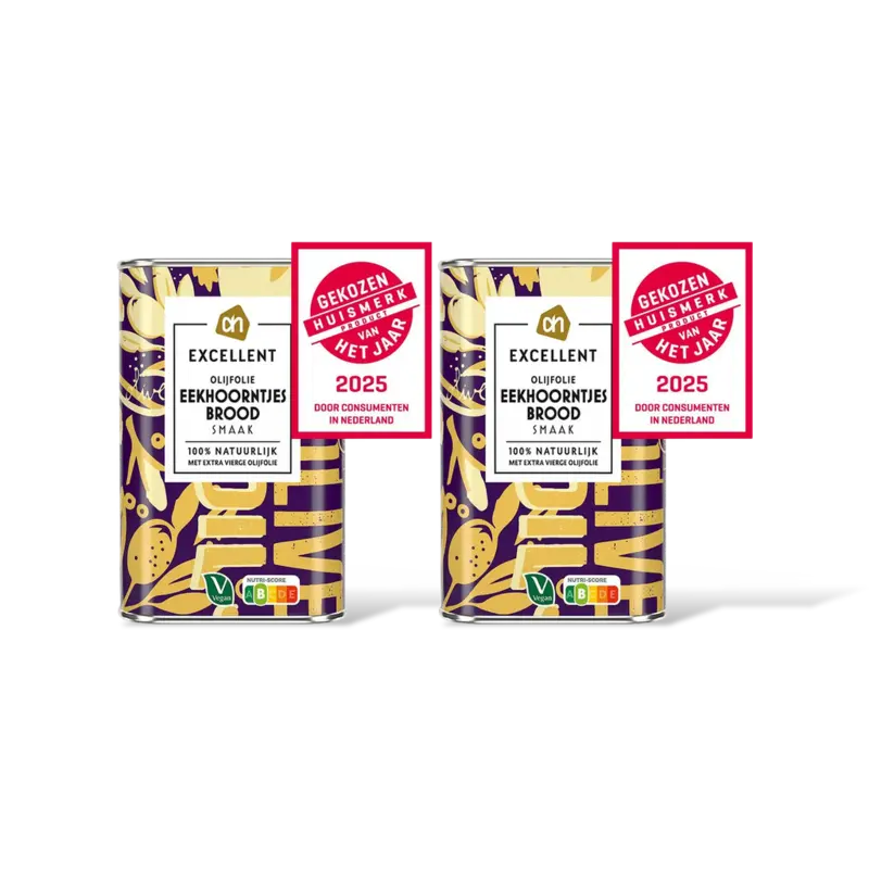 AH Excellent Olijfolie eekhoorntjesbrood smaak 2-pack