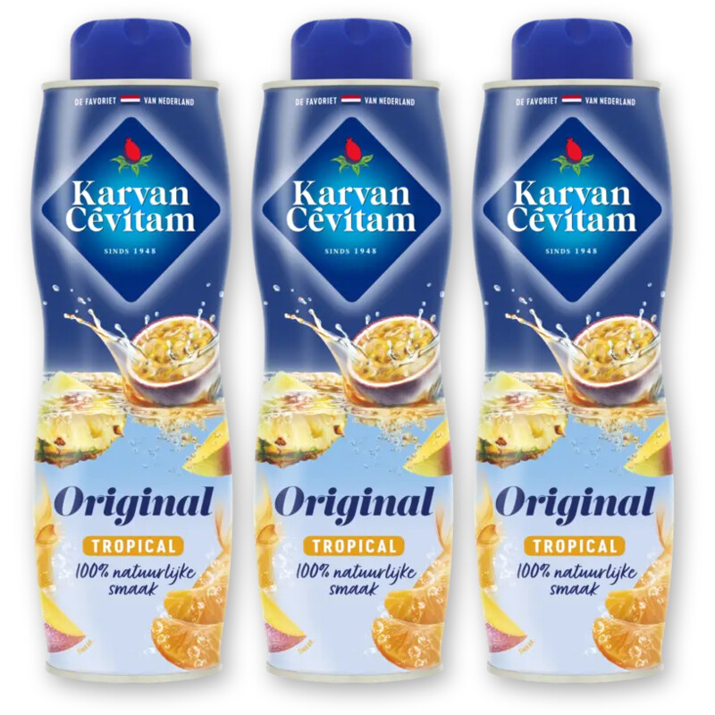 Karvan Cévitam Original tropical siroop 3-pack