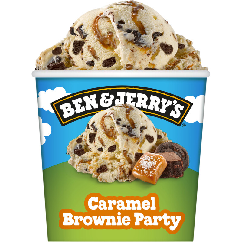 Een afbeelding van Ben & Jerry's Caramel brownie party