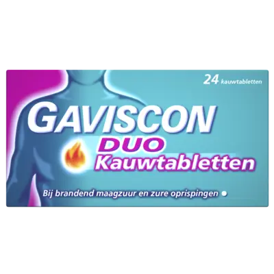 pdp-image-Gaviscon Duo kauwtabletten bij brandend maagzuur