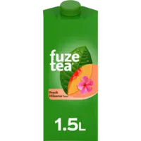 Fuze Tea Black Ice Tea Peach Hibiscus