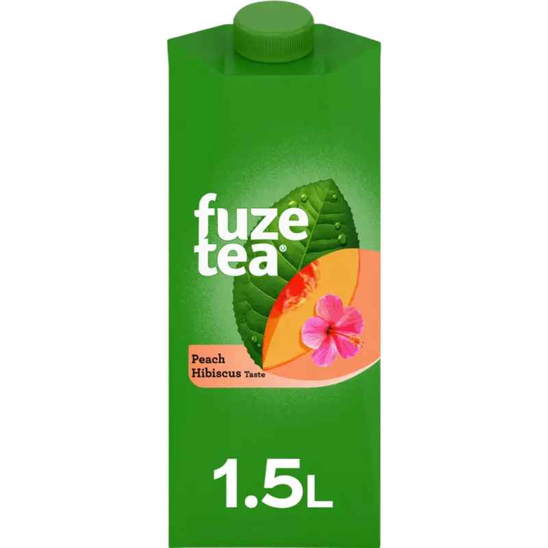Fuze Tea Black Ice Tea Peach Hibiscus
