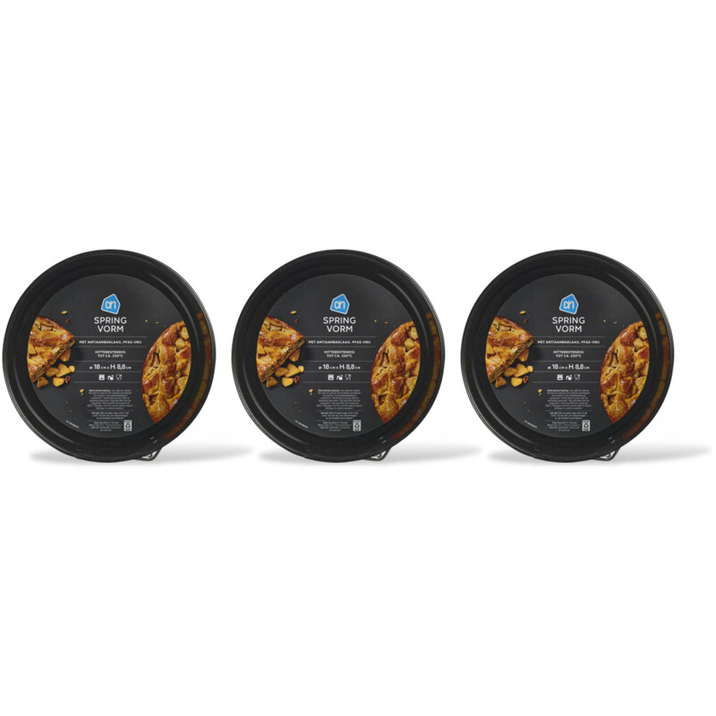 AH Springvorm 18cm 3-pack