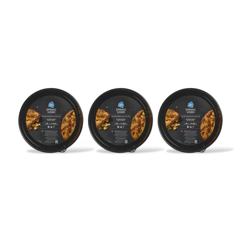 AH Springvorm 18cm 3-pack