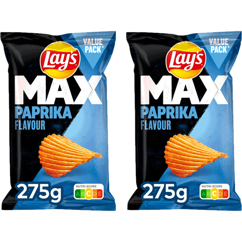 Een afbeelding van Lay's Max Paprika 2-pack