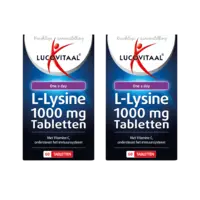 Lucovitaal L-Lysine 1000 mg tabletten 2-pack
