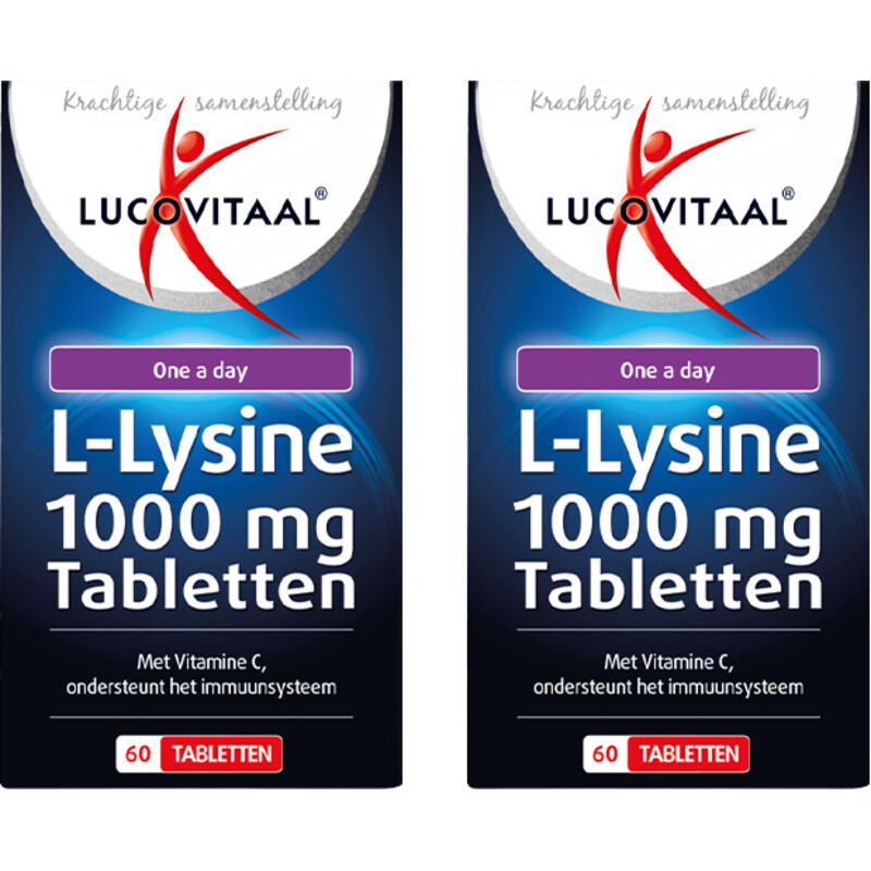 Een afbeelding van Lucovitaal L-Lysine 1000 mg tabletten 2-pack