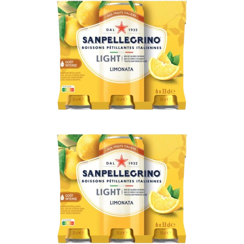 Een afbeelding van S. Pellegrino Limonata light 6-pack 2-pack