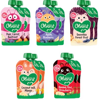pdp-image-Olvarit Knijpfruit 12+ mnd babyvoeding 10-pack