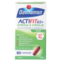 Davitamon Actifit 65+ omega-3 visolie capsules