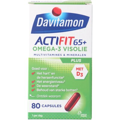 pdp-image-Davitamon Actifit 65+ omega-3 visolie capsules