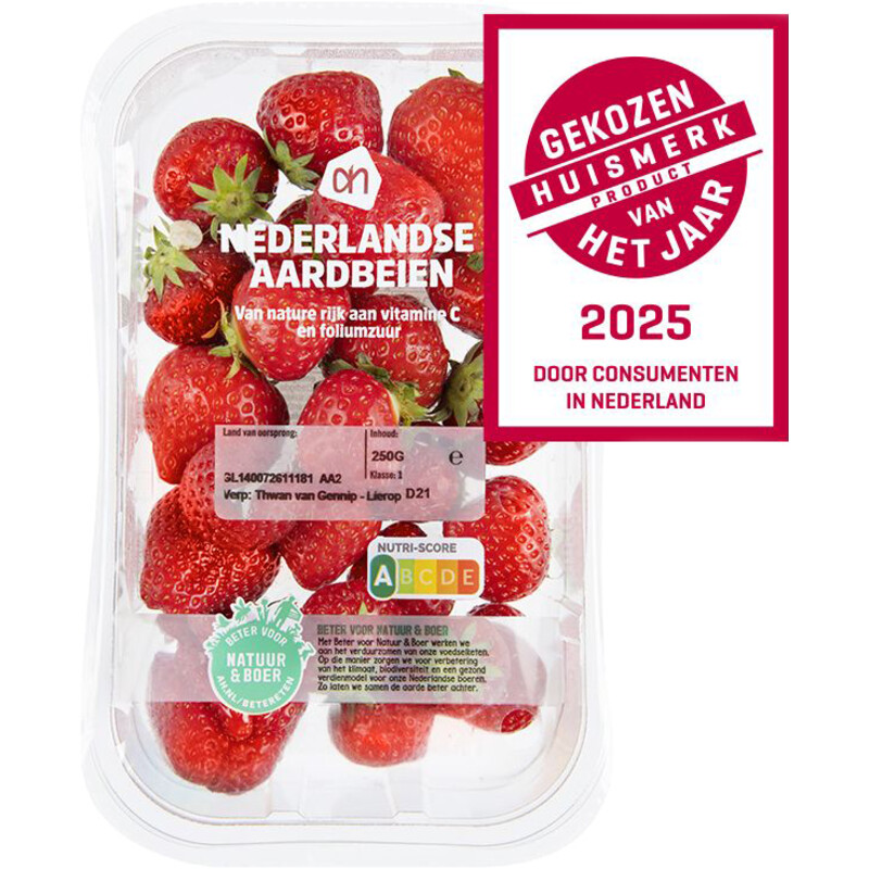 Een afbeelding van AH Nederlandse aardbeien
