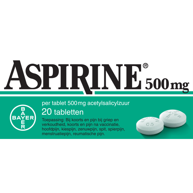 Een afbeelding van Aspirine Pijnstiller 500mg