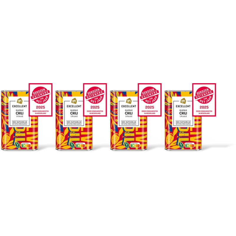 AH Excellent Olijfolie met chili smaak 4-pack