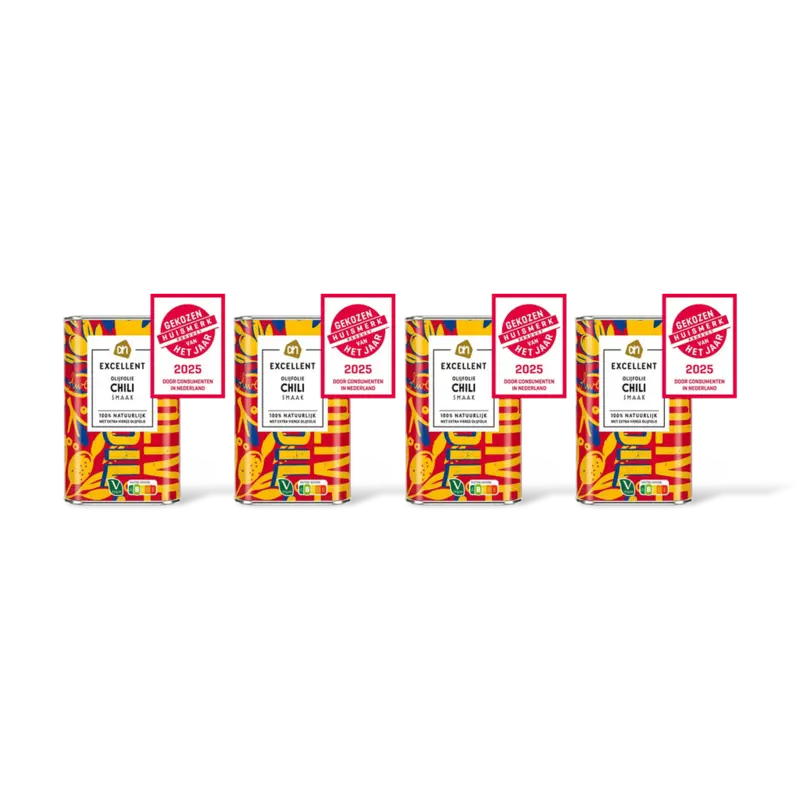 AH Excellent Olijfolie met chili smaak 4-pack