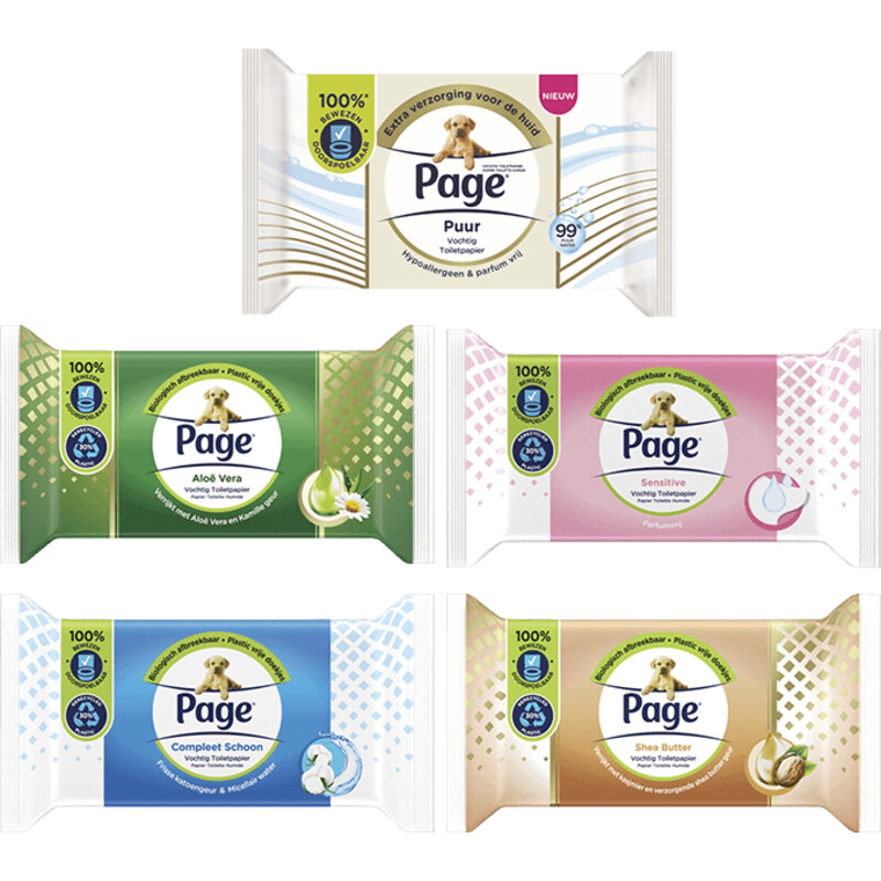 Een afbeelding van Page Vochtig Probeerpakket