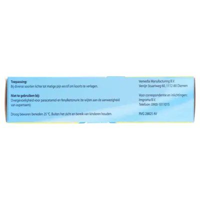 pdp-image-Roter Paracetamol 500 mg smelttabletten