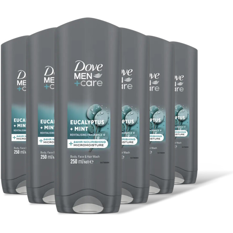 Dove Men+care eucalyptus & mint 6pack