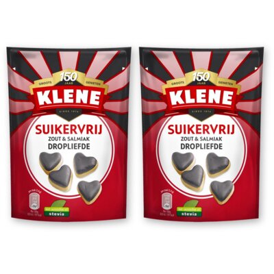 pdp-image-Klene Suikervrij zout&salmiak droplief 2-pack