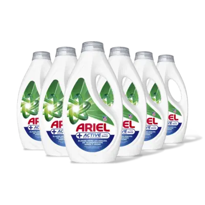pdp-image-Ariel Vloeibaar+ active wasmiddel 6-pack