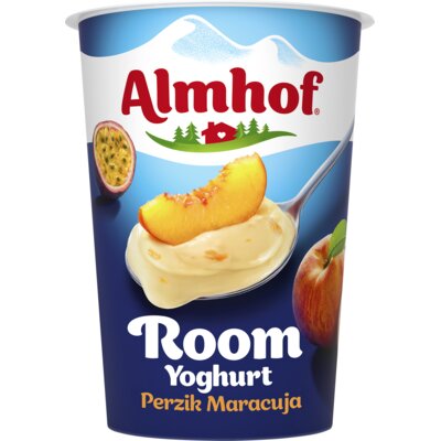 Almhof Roomyoghurt perzik maracuja