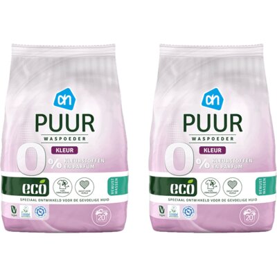 pdp-image-AH Eco Wasmiddel puur kleur poeder 2-pack