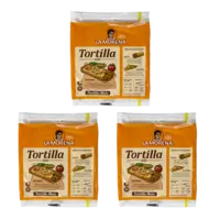 La Morena Tortilla wraps maismeel medium 3-pack