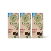 Perla Biologisch Lungo classic capsules 3-pack