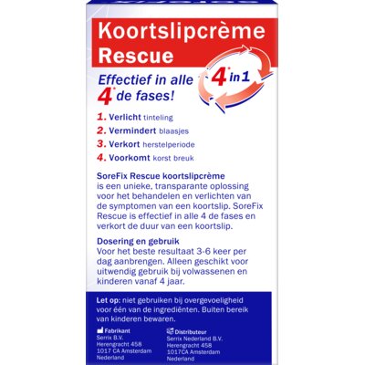 pdp-image-Sorefix Rescue koortslipcrème 4 in 1