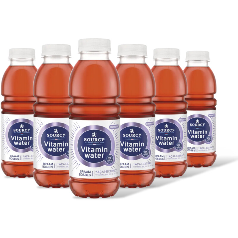 Sourcy Vitaminwater braam bosbes 6-pack