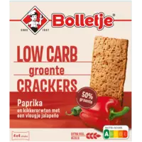 Bolletje Low carb groentecrackers paprika