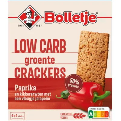 pdp-image-Bolletje Low carb groentecrackers paprika